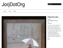 Tablet Screenshot of jorj.org